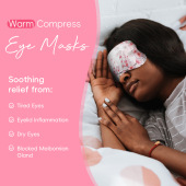 亚马逊跨境蒸汽热敷眼罩缓解疲劳睡眠冷热敷厂家现货护肤品