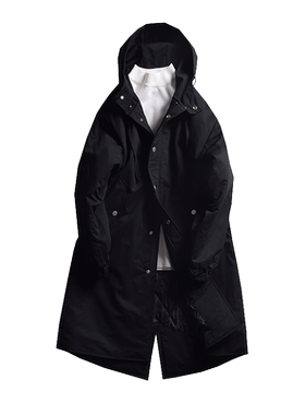 夹棉连帽风衣棉服宽松休闲