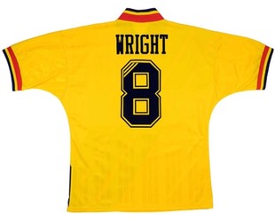 93- 94 Vintage Arsenal WRIGHT Classic Soccer Jersey