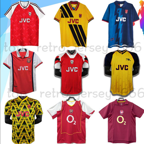 Arsenal vintage jersey  Bergkamp henry soccer jersey