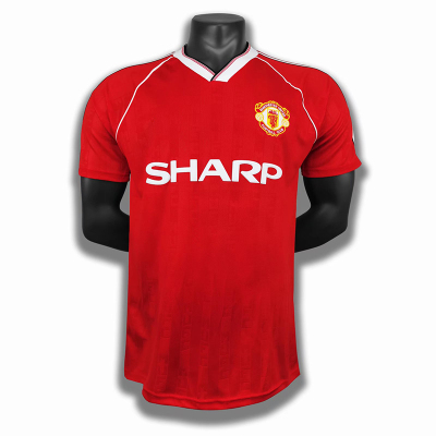 Retro Manchester Utd 88 90 Vintage Soccer Classic Jersey