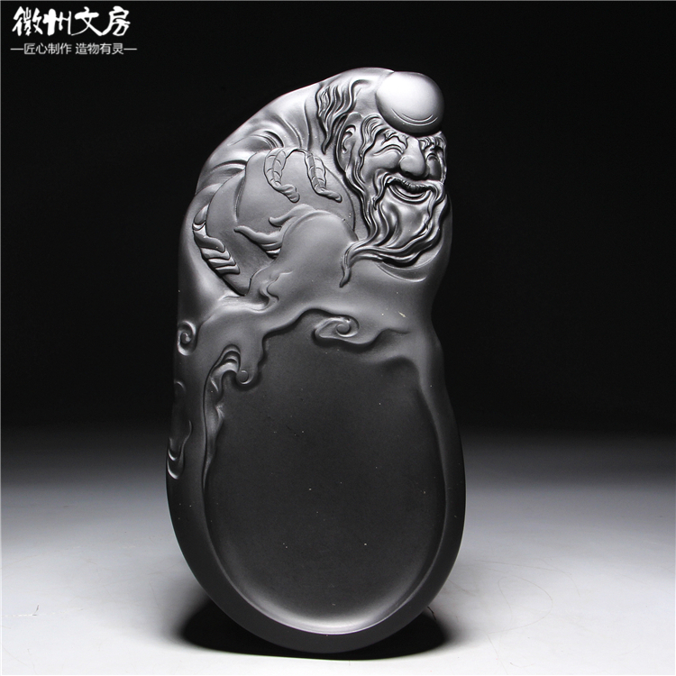 精品老坑原石砚台文房礼品歙砚