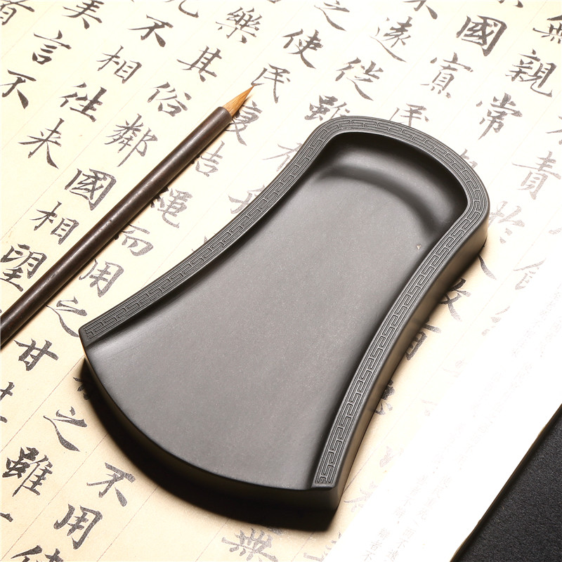 老坑砚台天然原石歙砚实用文房
