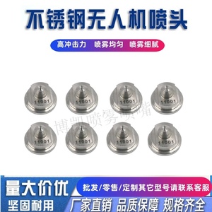 （8个）喷头大疆植保无人机T30T20T16T10专用喷嘴不锈钢扇形喷雾