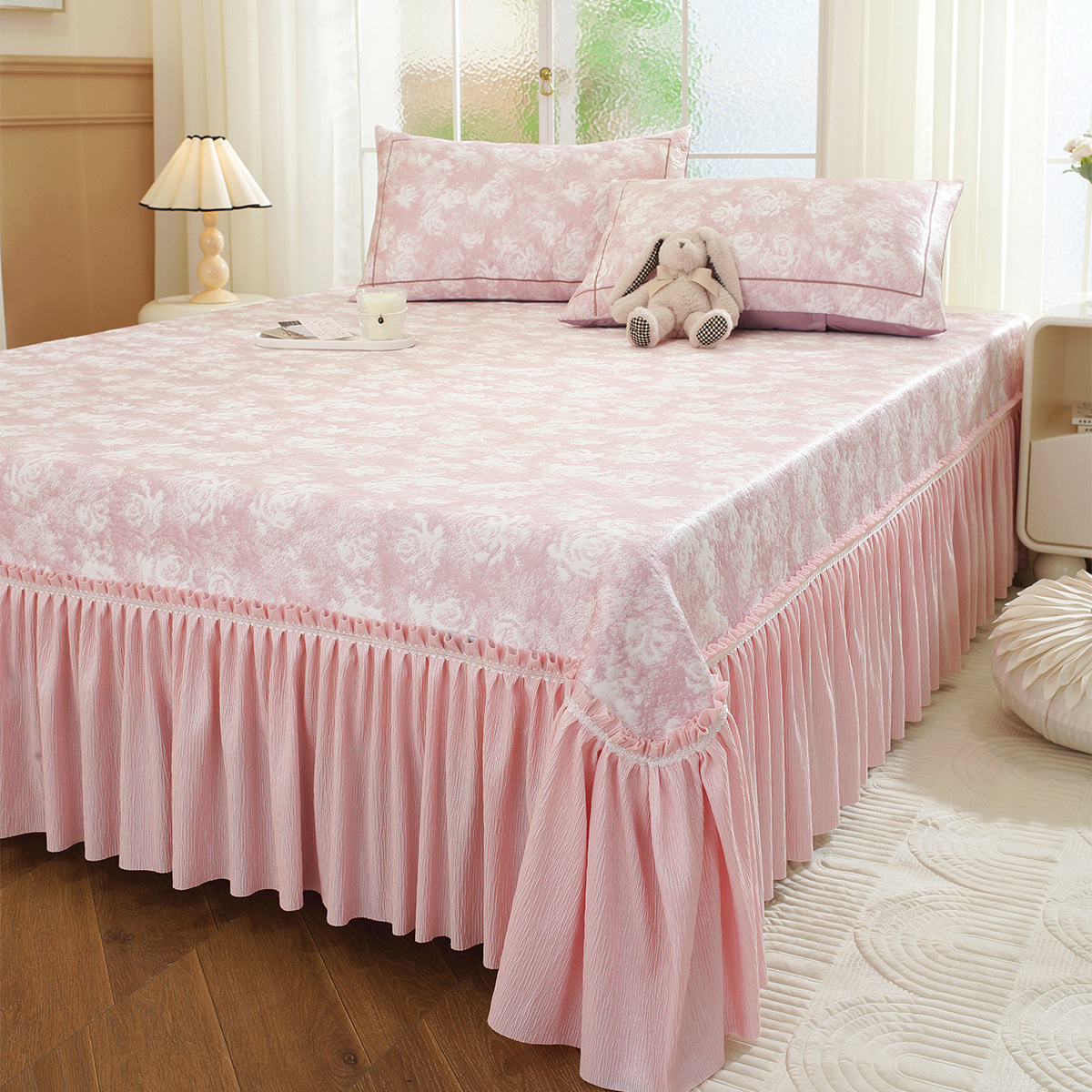 夏季凉感冰丝三件套可水洗