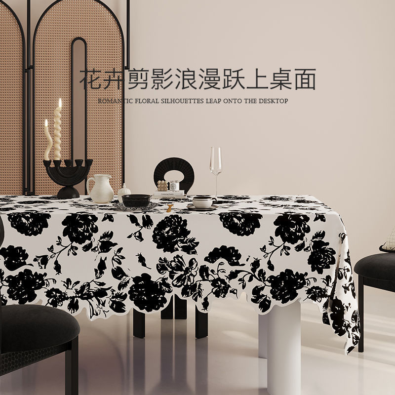 美式PU免洗防油防水桌布