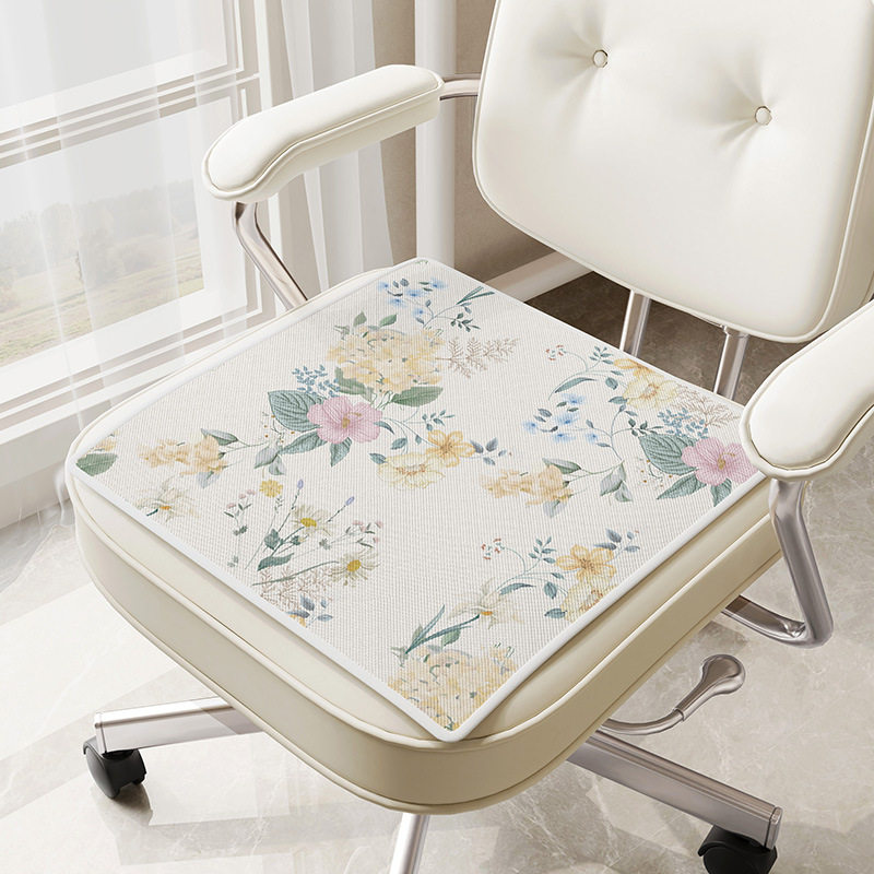 冰丝坐垫夏天办公久坐电脑椅防滑垫新款夏季汽车凉爽透气屁股凉垫