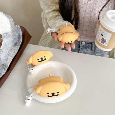 适用airpodspro2保护套airpods4保护壳airpod可爱小狗3苹果蓝牙耳机套盒ipods软壳pro3二三代硅胶aipods四代4