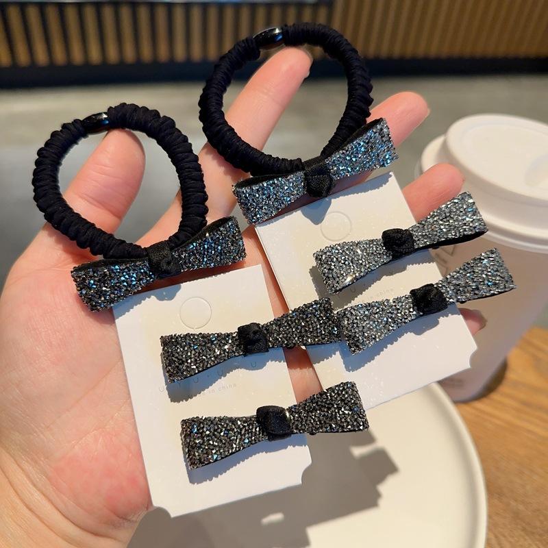 2025新款蝴蝶结红色高级感发饰