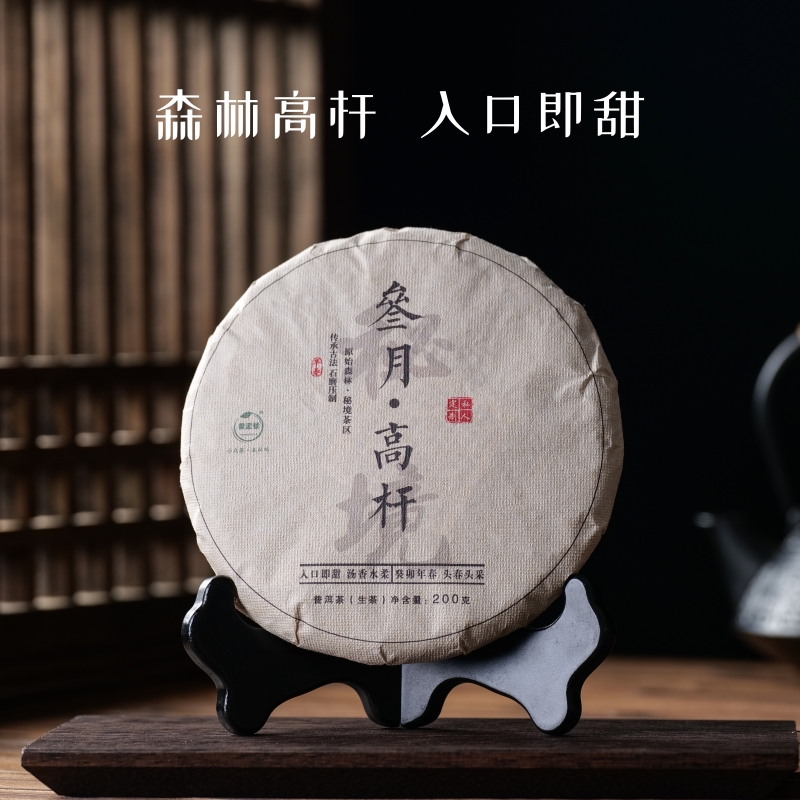 高杆古树茶叶云南秘境生茶普洱茶