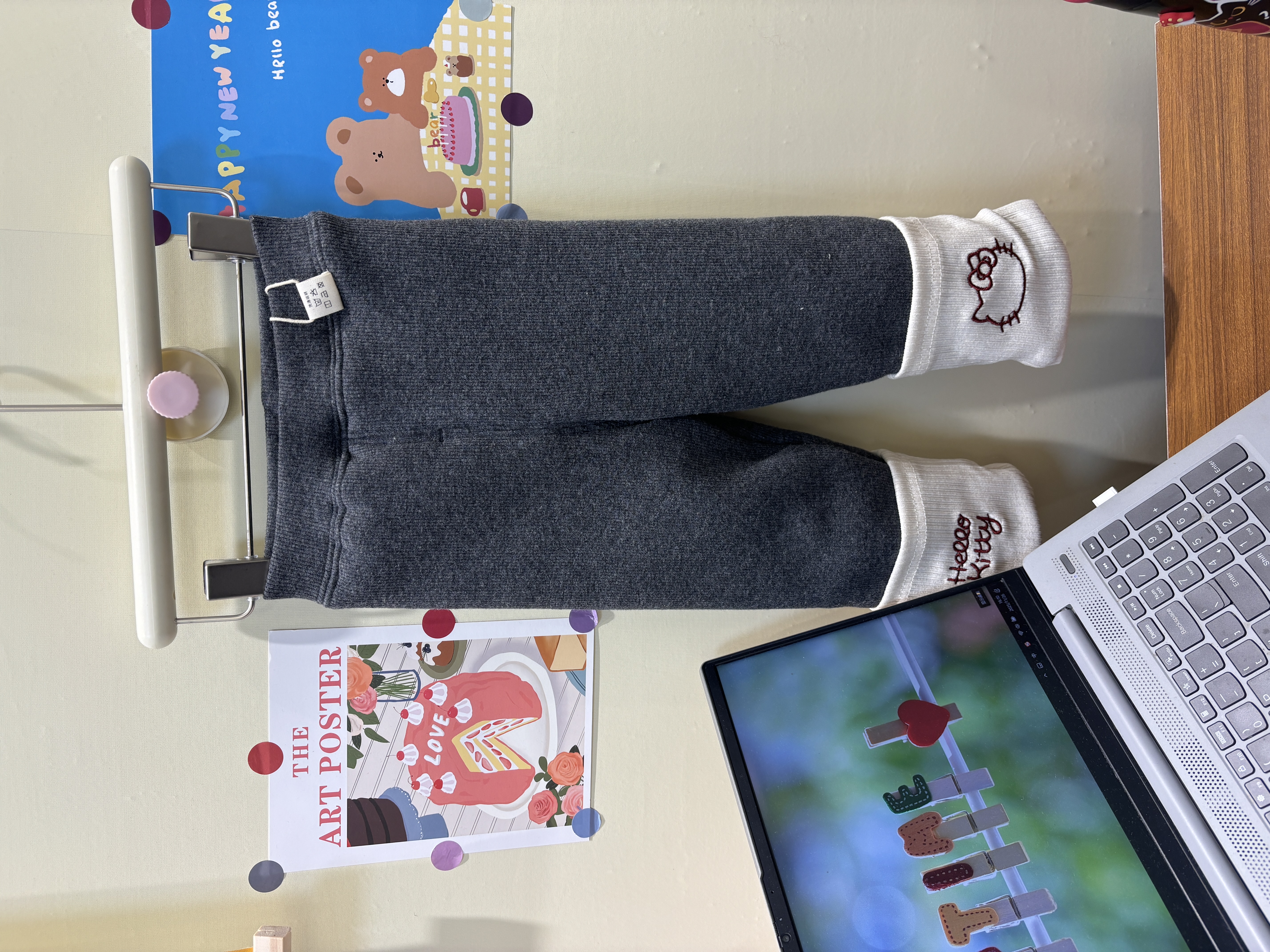 2025新款女童夹棉蚕丝棉1000克打底裤秋冬可爱抗寒保暖701