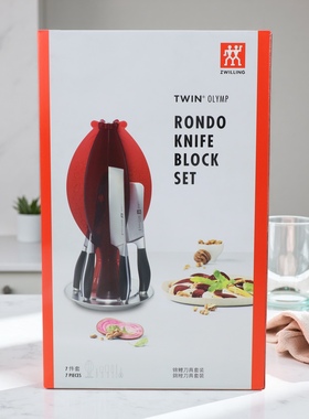 德国双立人进口刀胚Olymp奥林刀具锦鲤7件套装切菜刀家用厨房全套
