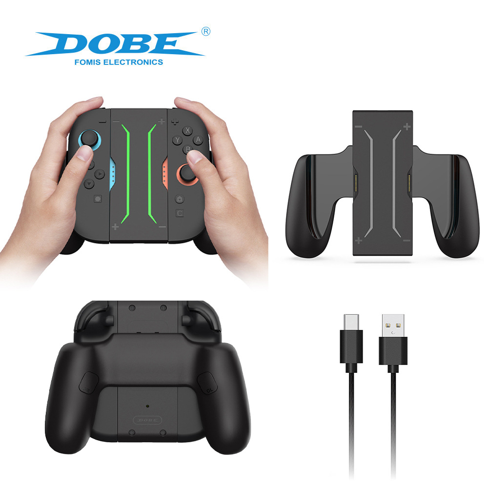 带背键Switch2代手柄可拆卸握把NS2左右手柄磁吸充电握把TNS-5158