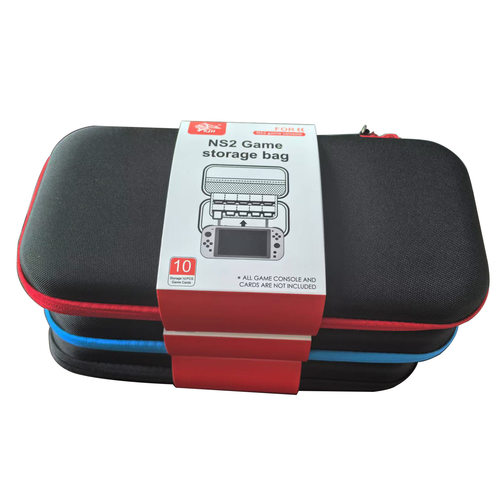 Switch2收纳包可收纳游戏卡带Switch2代主机便携拉链式EVA收纳包