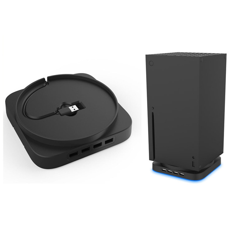 Xbox SeriesX主机蓝光底座XSX直立式幻影蓝光底座带USB 2.0 HUB