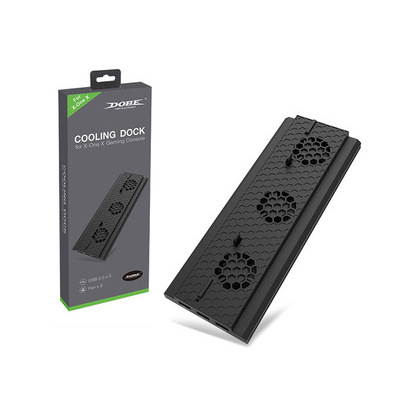 XBOX ONE X散热直立底座 XBOXONE X主机散热风扇支架TYX-1768