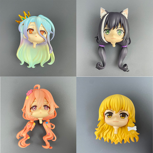 日版GSC粘土人 653游戏人生 白 凯露 伊万斯 雾雨魔理沙头发散货