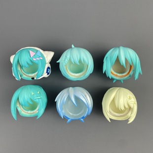 日版GSC粘土人 初音未来 白膜头发配件 正版散货