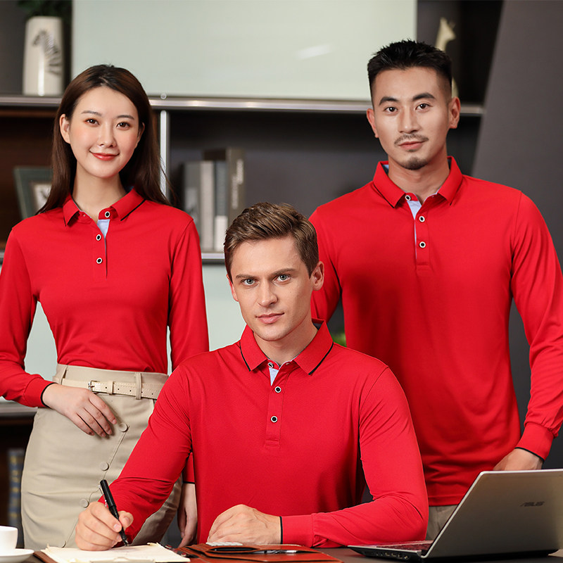 长袖polo衫定制工作服工衣广告衫定做团队秋季服装印字logo刺绣,女装/女士精品,POLO衫,淘宝优惠券,粉丝福利购,淘宝优惠卷