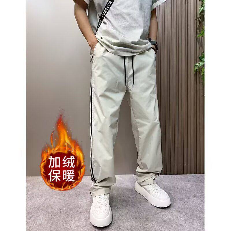 夏季薄款190cm瘦高个子加长版男裤子冰丝速干休闲裤115潮牌青少年