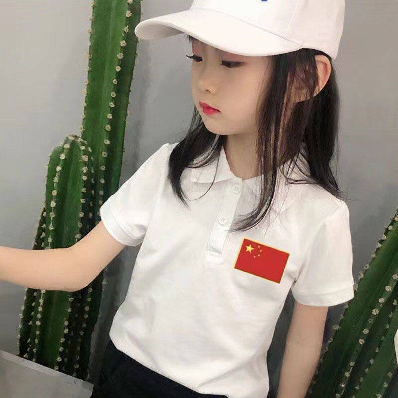 中国风演出服夏季宝宝Polo上衣服