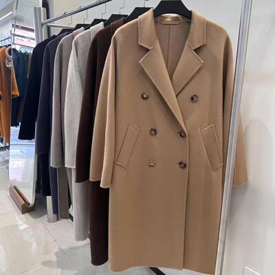 澳洲羊毛呢大衣加厚中长款