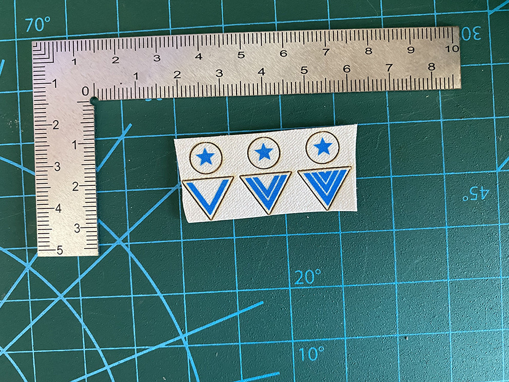1/6兵人玩偶配件布质标-DIY 海系各类迷你贴标图片
