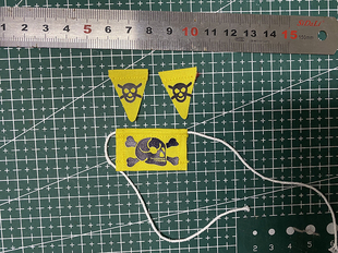排雷标识旗 WWII德式 6兵人玩偶配件