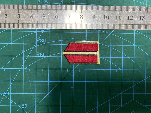 1/6兵人玩偶配件- 苏式NKVD内务部各 布质长领 背胶可贴