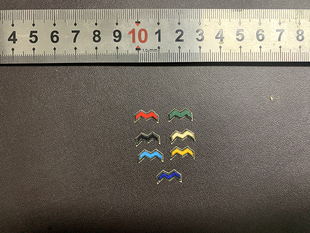 1/6兵人玩偶配布质贴 标-迷你帽标章M形山字形兵种章等