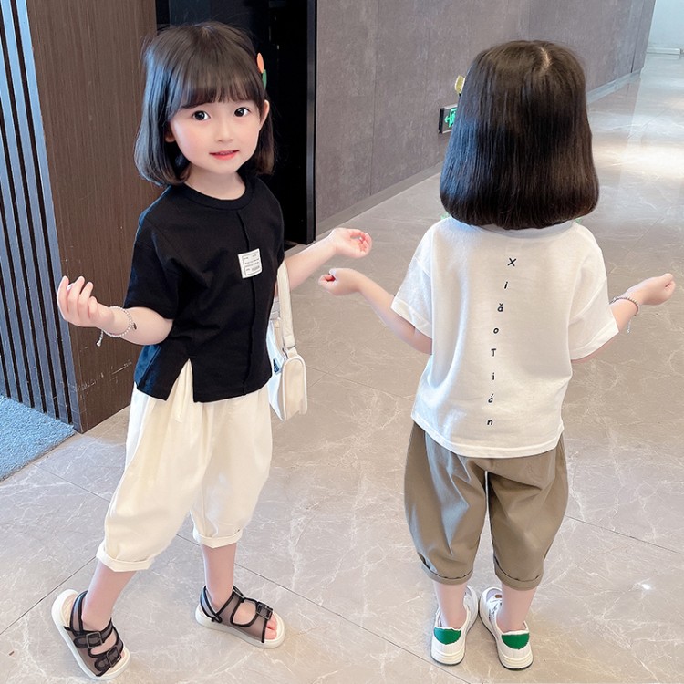 男女宝宝七分裤夏季哈伦裤子