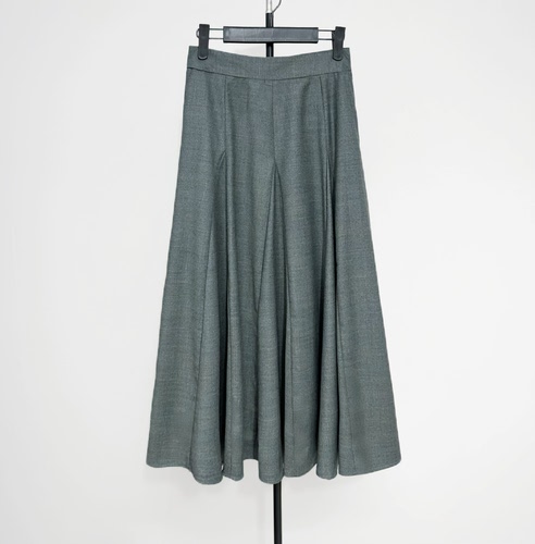 春秋新品精纺羊毛西装半裙大摆女