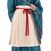 惜物国风明制汉服男款 马面裙如意四合云纹纱汉服旋子可内外穿七色