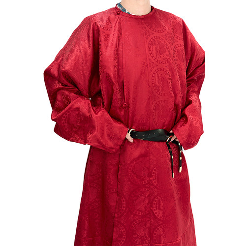 唐制惜物国风天王狩猎图接襕袍