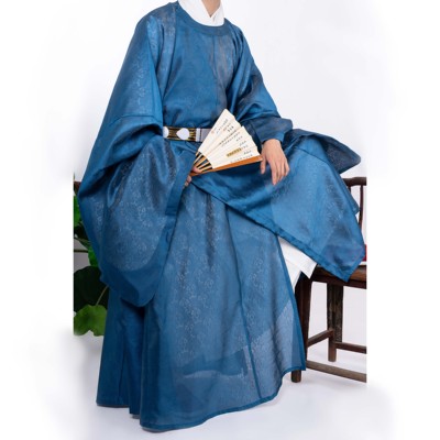 惜物国风明制汉服圆领袍云纹