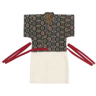 惜物国风馆 衬袍唐圆领内搭唐半臂汉服 唐制半臂涤棉提花里衫