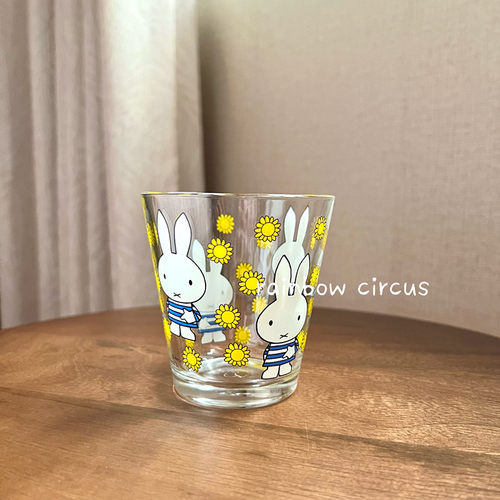日本制miffy米菲耐热玻璃水杯