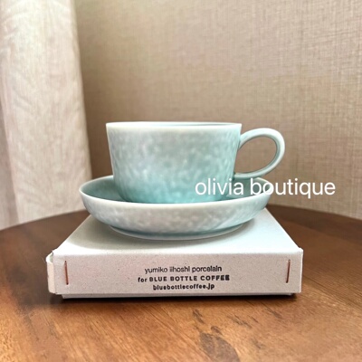 BlueBottle蓝瓶限定手作陶瓷杯