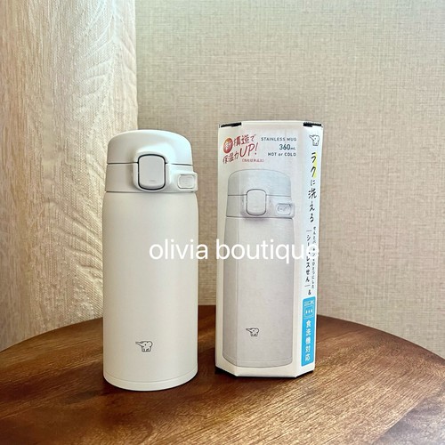 现货 日本本土25新发售象印不锈钢保温杯无涂层轻量弹盖直饮水杯