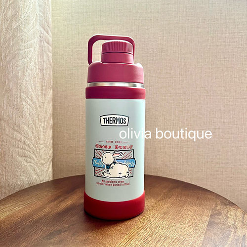 现货 26新发售THERMOS膳魔师大容量不锈钢保温杯直饮运动提手水壶