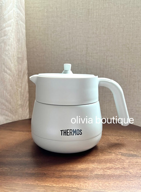 现货 日本本土THERMOS膳魔师家用办公保温泡茶壶不锈钢水壶带茶滤