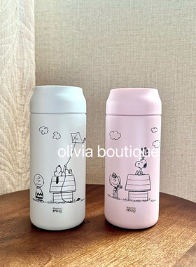 现货 日本本土thermo mug SNOOPY联名史努比316不锈钢轻量保温杯