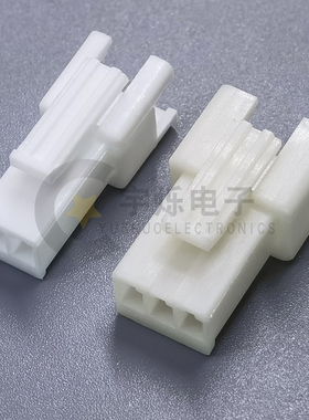 SM连接器2P3P母壳插头2.54mm 空接连接器替代SMR-02V-N白色2000只