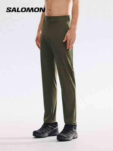 SALOMON萨洛蒙夏季户外男款徒步登山长裤WAYFARER EVERYDAY PANTS