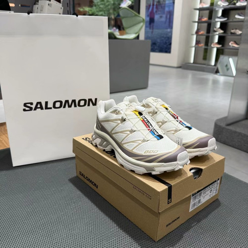 SALOMON XT6 萨洛蒙米棕色男女款户外越野跑鞋透气耐磨运动鞋