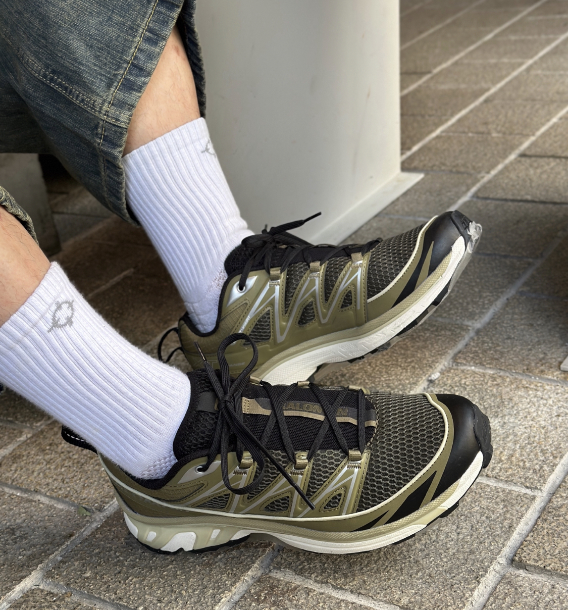 SALOMON萨洛蒙 XT6 EXPANSE舒适耐磨男款绿色夏季网面登山徒步鞋