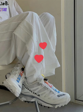 Salomon XT-4 萨洛蒙 冰川白 黑绿色机能户外运动休闲跑鞋471330