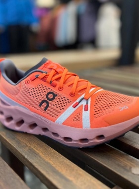 On昂跑 Cloudsurfer Trail m训练型缓震透气夏季低帮跑步鞋火焰红