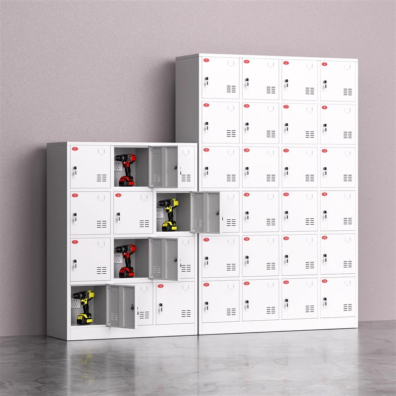 工地电动工具充电柜对p讲机充电箱锂电池充电寄存柜密码集中充电