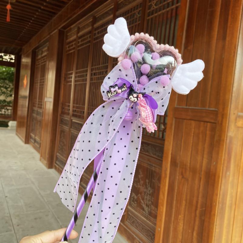 儿童库洛米公主发光蝴蝶结仙女棒